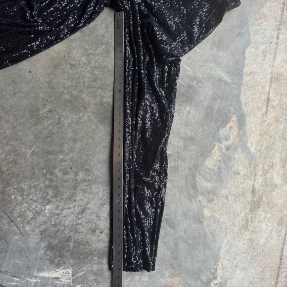 ASOS DESIGN Pants Women's Size 6 Black Straight Leg Trousers Ankle Grazer - Picture 4 of 7